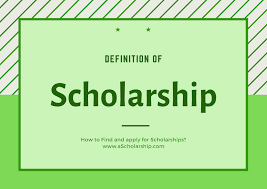 Scholarships Definition