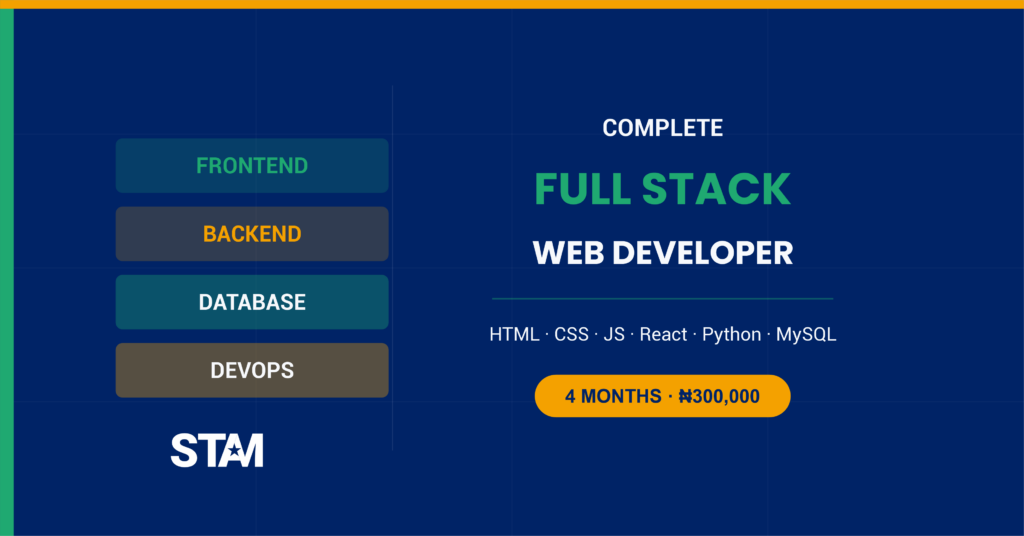 complete full stack web development